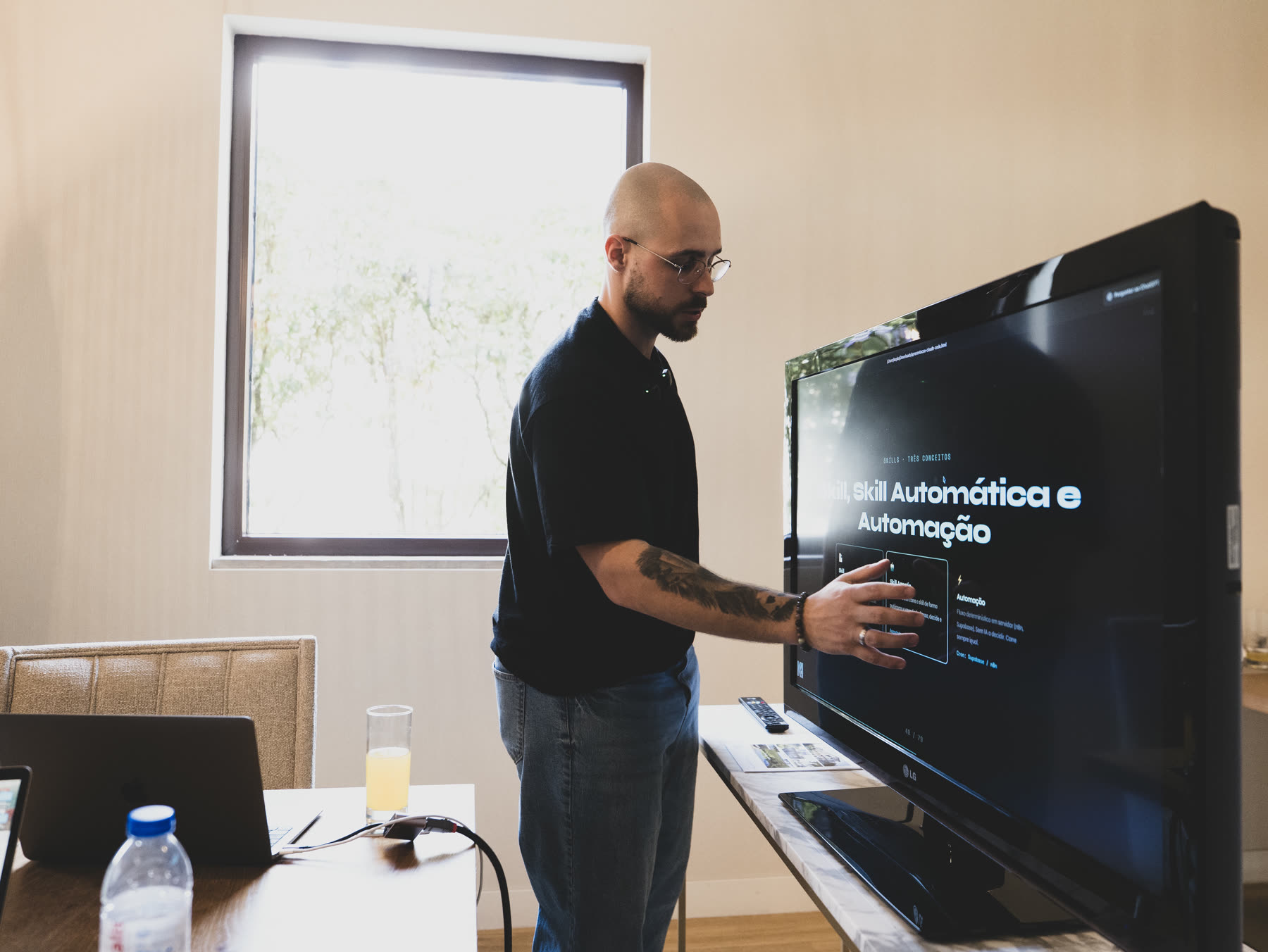 Diogo com a audiência