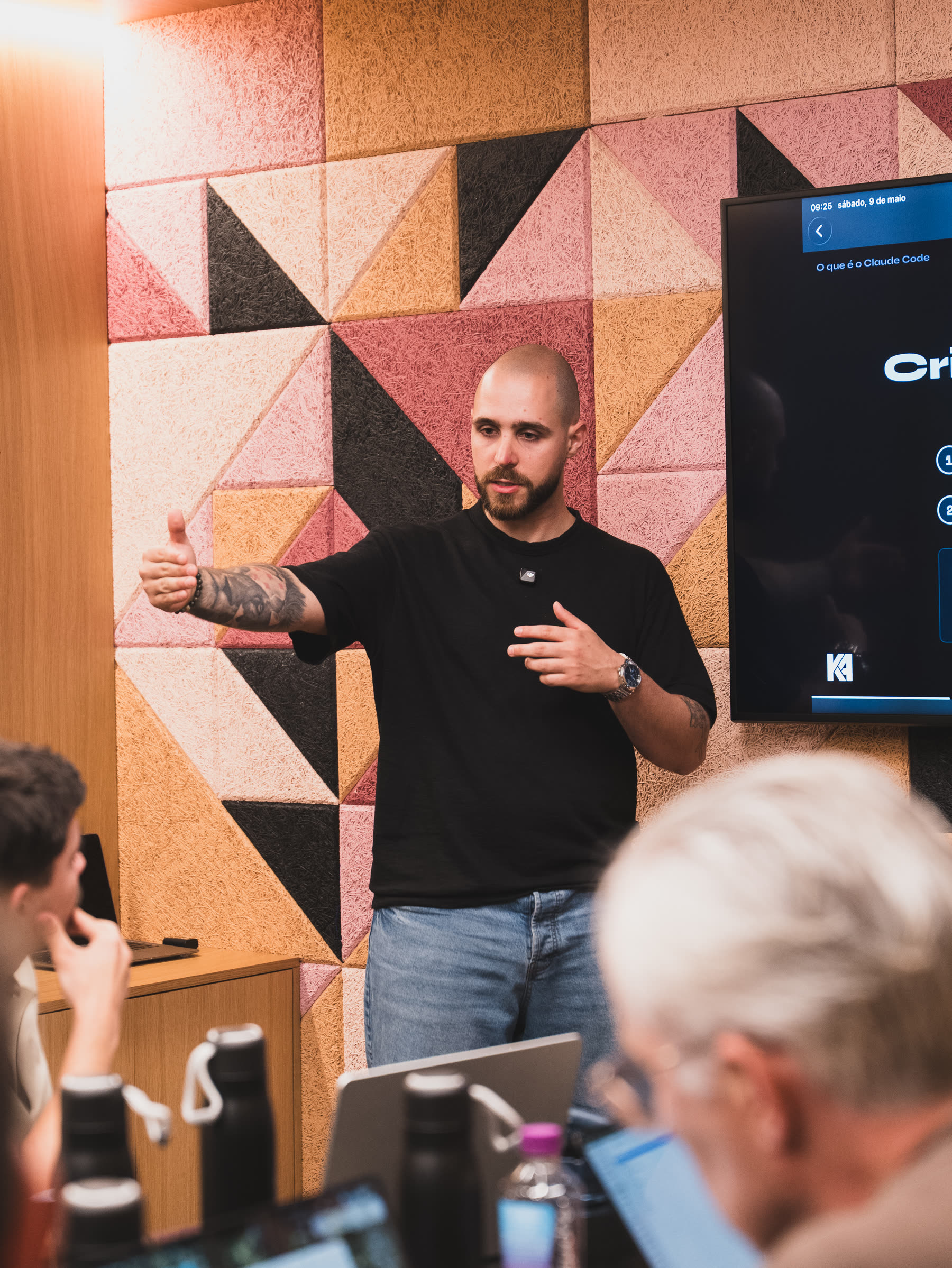 Diogo Köpke a apresentar no Claude Code Build Day